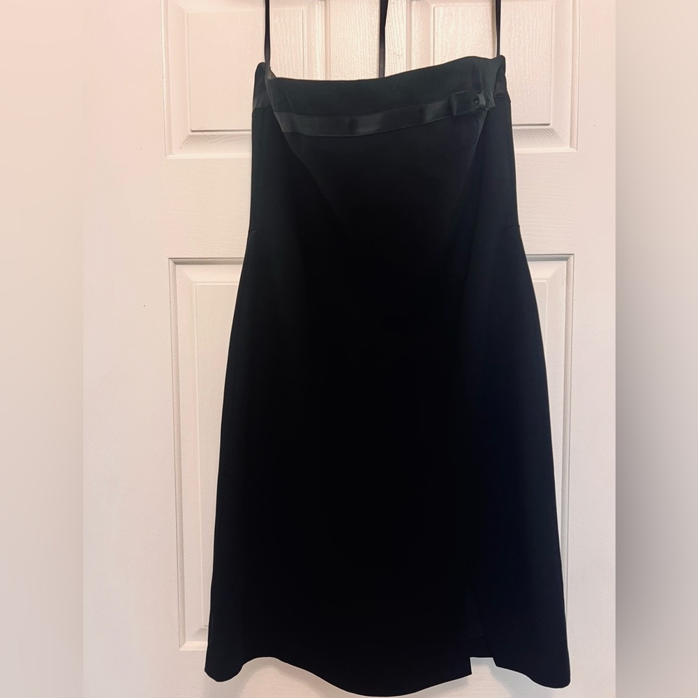 Elegant Black Strapless Dress